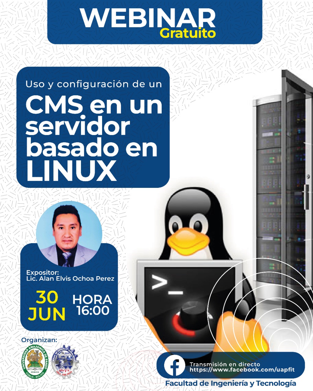 EL WEBINAR: USO Y CONFIGURACIÓN DE UN CMS EN UN SERVIDOR BASADO EN LINUX 